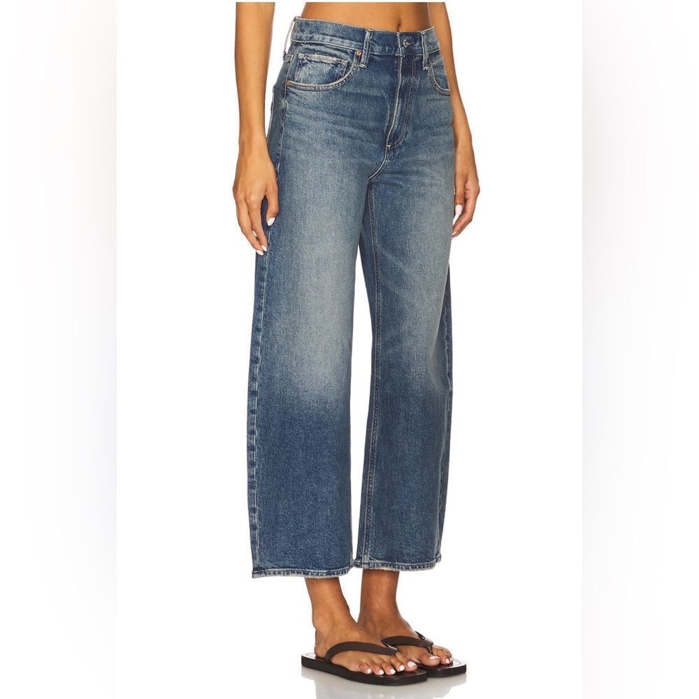 PAIGE Arellia Ankle Barrel Leg Jeans in Stones - Picture 3 of 11